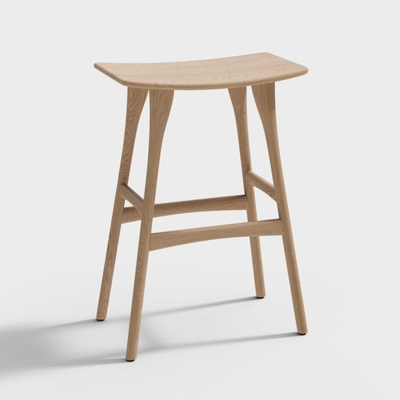 Urban Stool 3D model for Modern Design