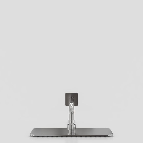Stylish Metal TV Stand 3D model for Urban Spaces