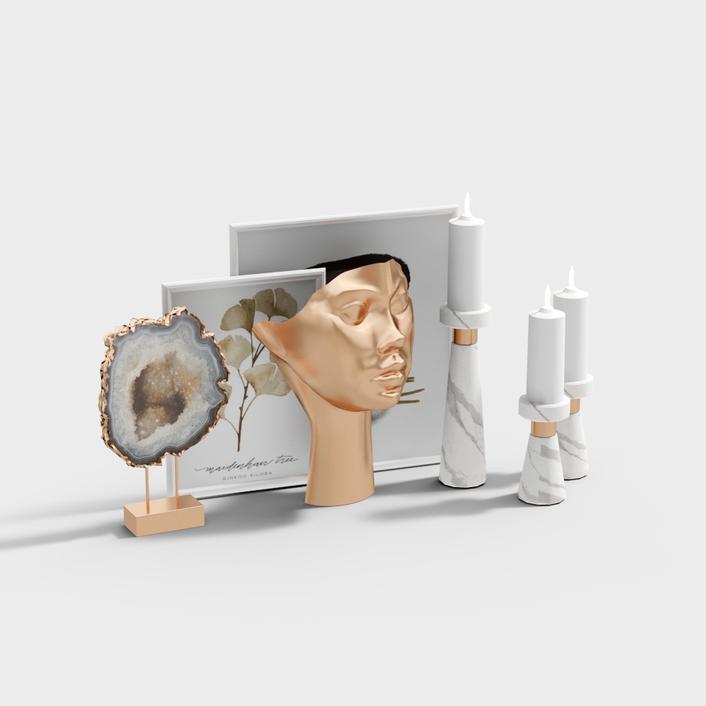 Modern Luxury Living Room Accessory Set