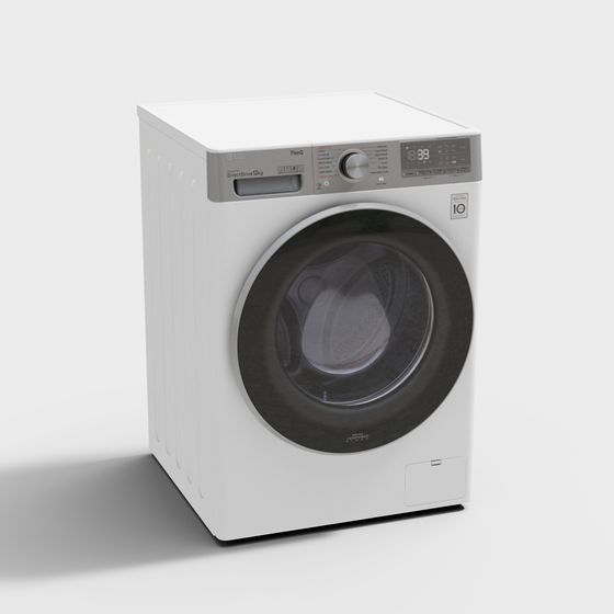 LG ThinQ DirectDrive 12kg Washing Machine 3D model