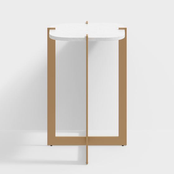 Minimalist Side Table 3D model