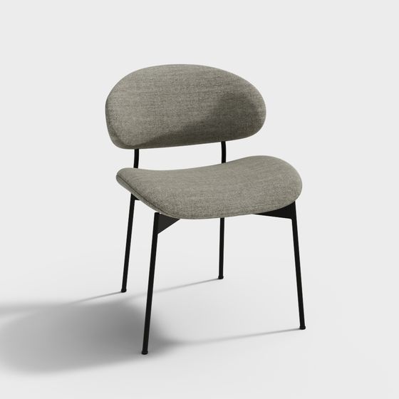 Sleek Lounge Chair 3D model