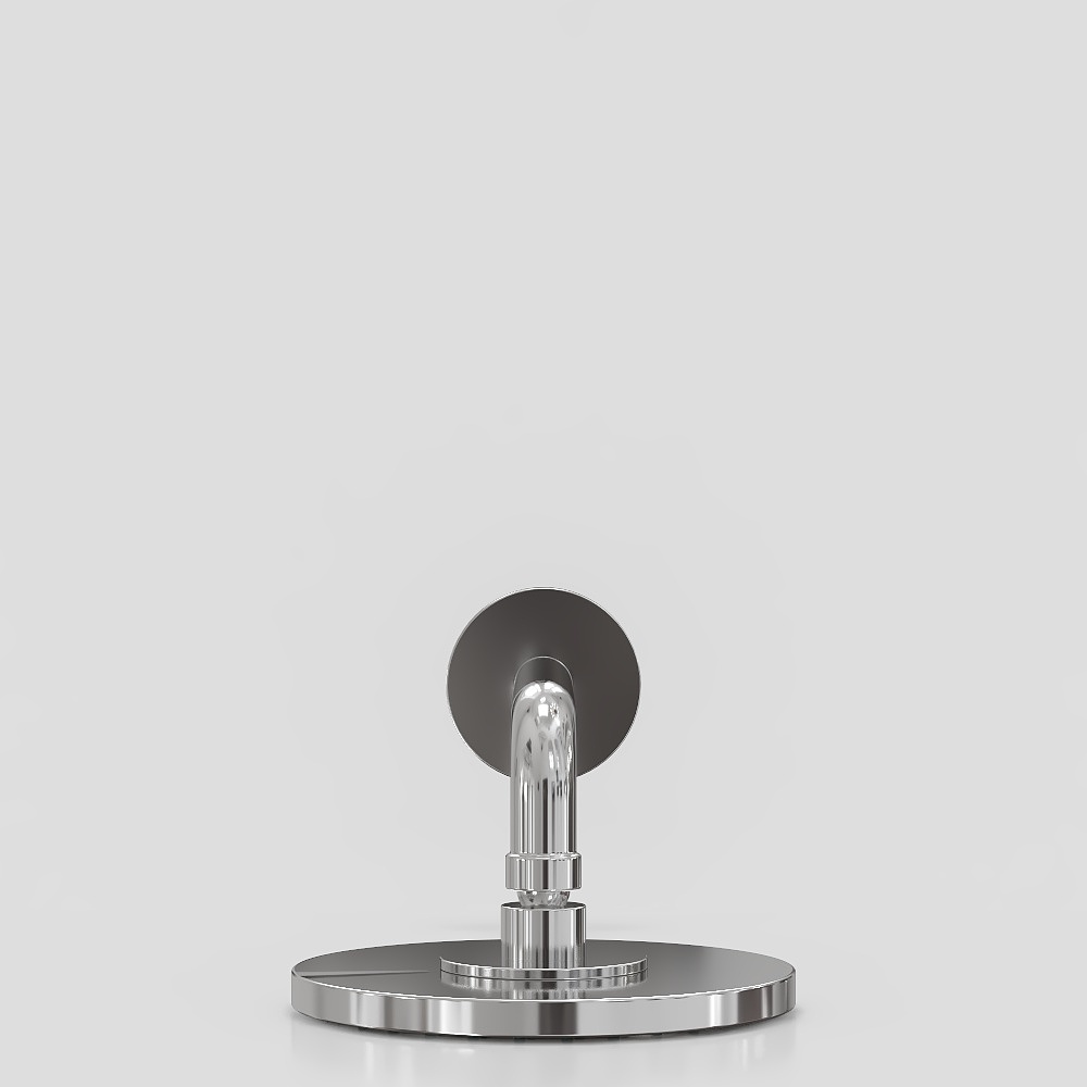 Modern metal round shower heads