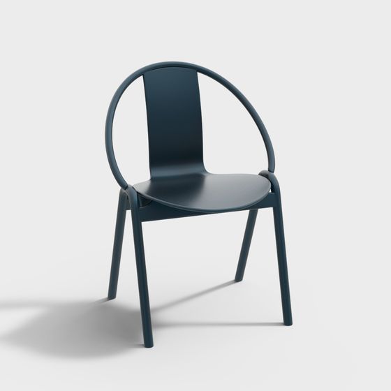 Stylish Urban Chair 3D model for Contemporary Spaces