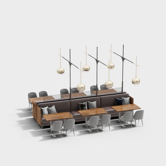 Urban City Lounge 3D model