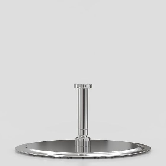 Elegant Metal Base 3D Model for Modern Design