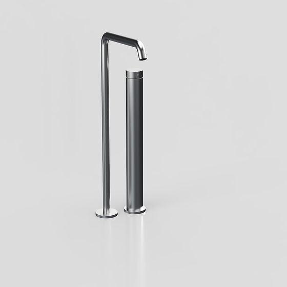 Elegant Low-Poly Faucet 3D model