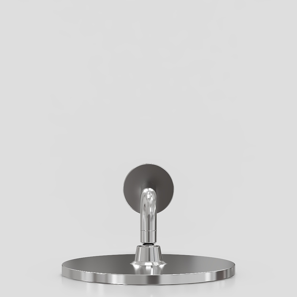 Modern metal round shower heads