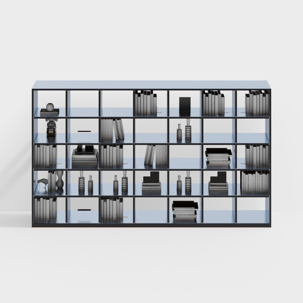 ชั้นวางหนังสือสไตล์มินิมัลลิสต์ทันสมัย