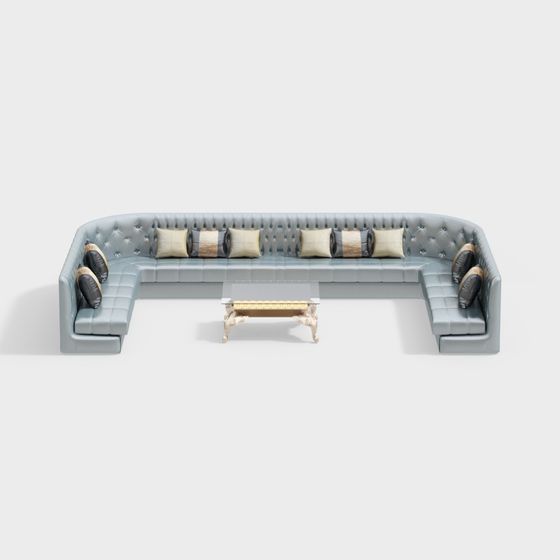 Stylish 3D Sofa Model for Contemporary Design