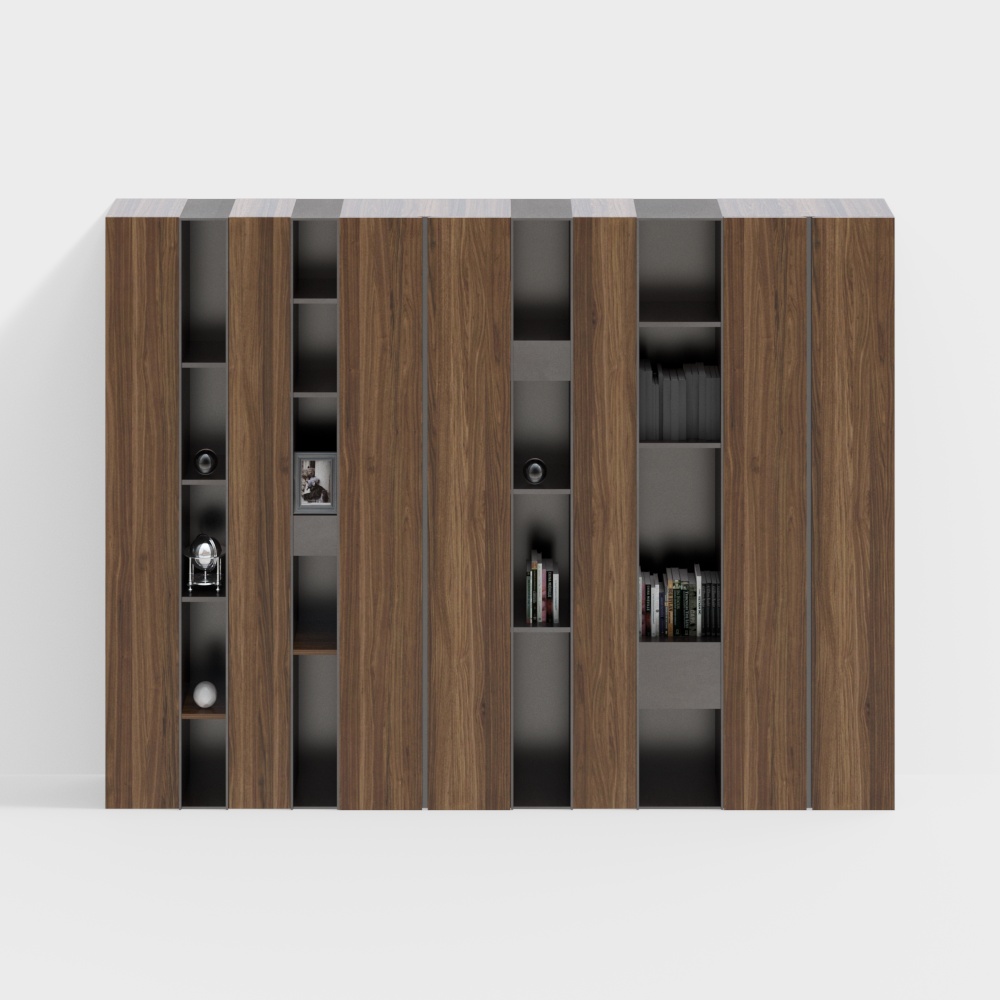 Modern study shelving
