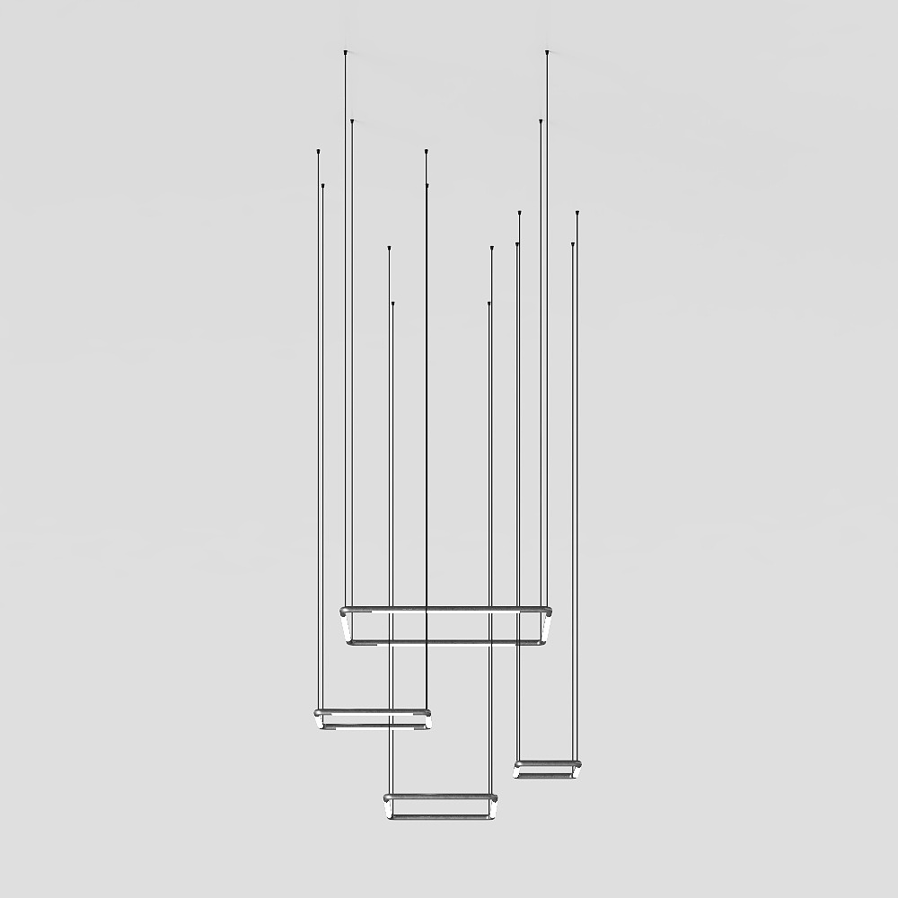 Modern living room chandelier