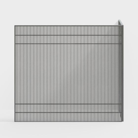 Urban Partition Screen 3D model