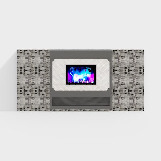 Parete di sfondo per soggiorno moderno