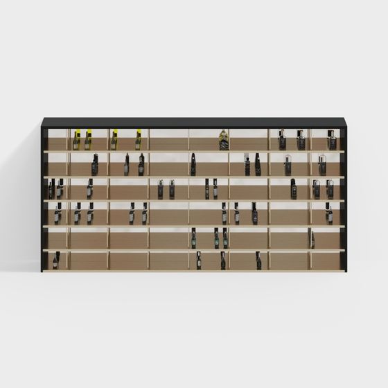 Leicht luxuriöser Wein Schrank