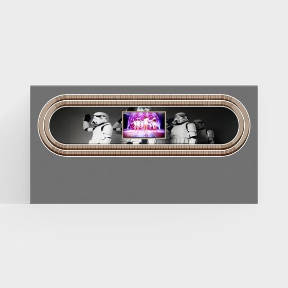 Futuristic Space Corridor 3D model