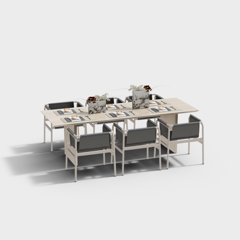 モダンラuxレストランレジャーテーブルと椅子