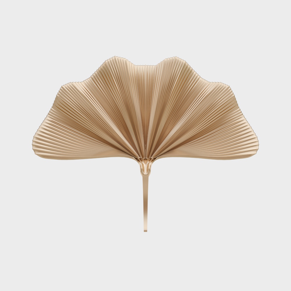 Современное настенное украшение из гинкго