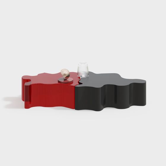 Streamlined Coffee Table 3D model