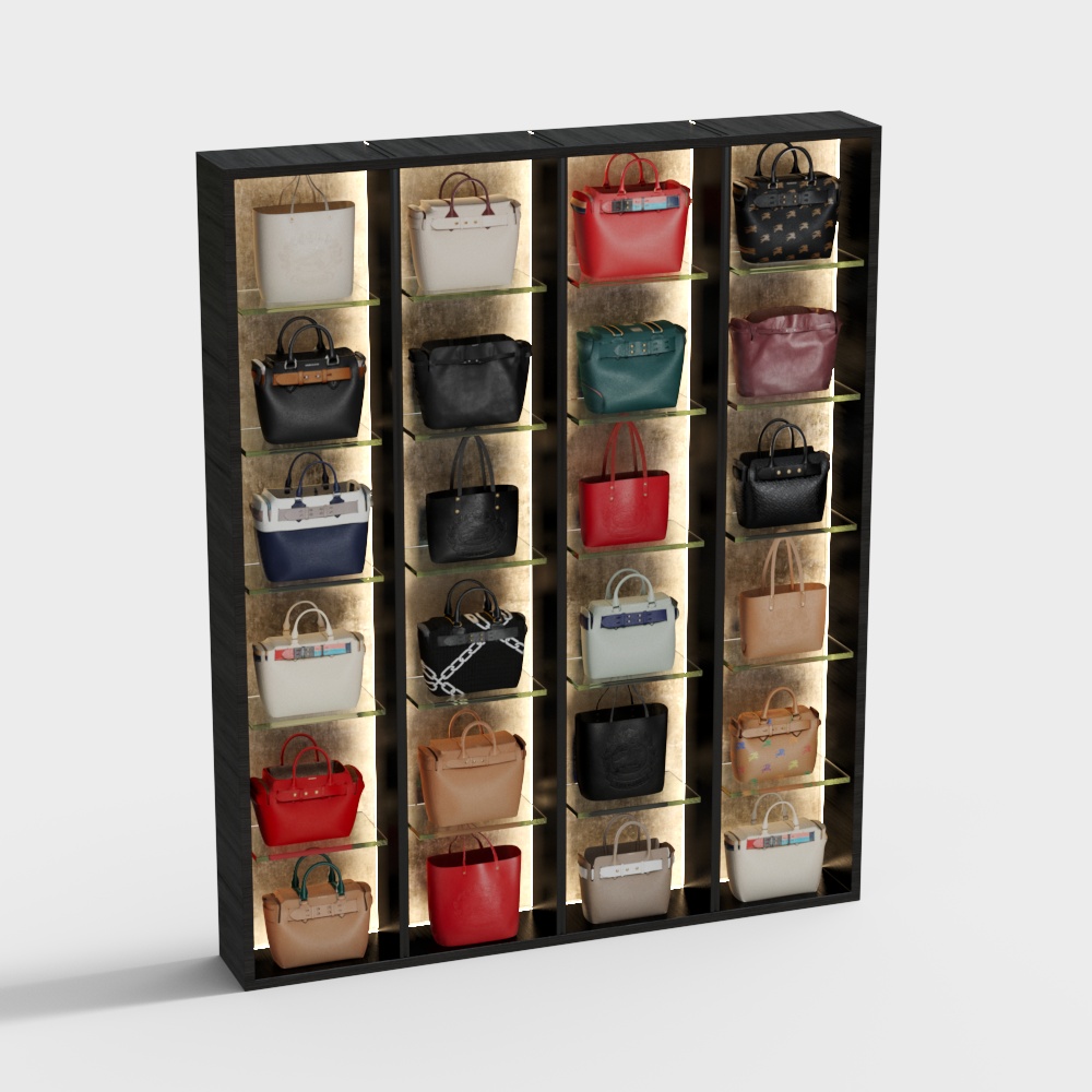 Modern Store Handbag Display Rack