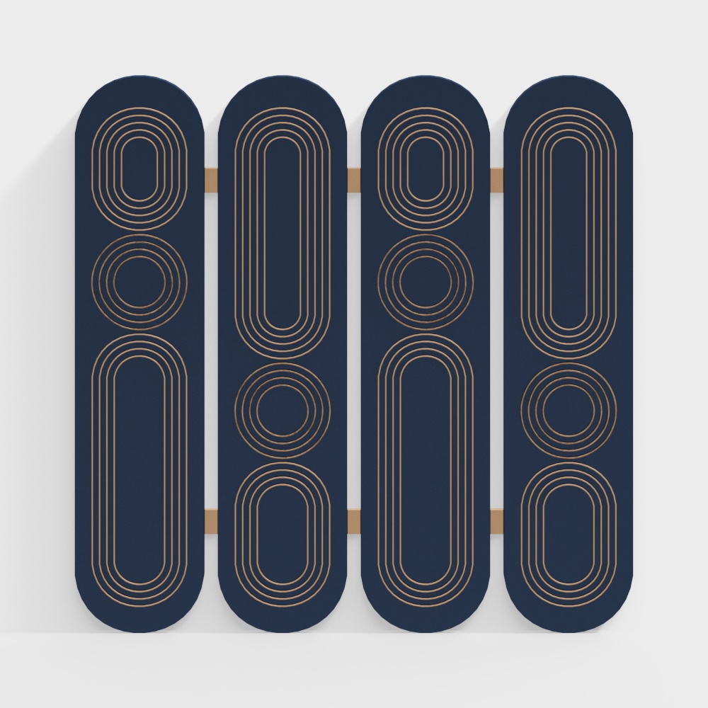 Modern living room screen partition