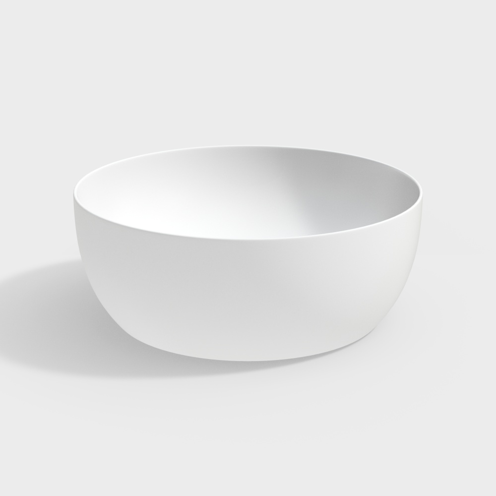 Modern white hand basin