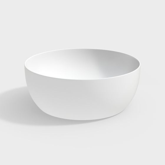 Elegant Minimalist Bowl 3D Model