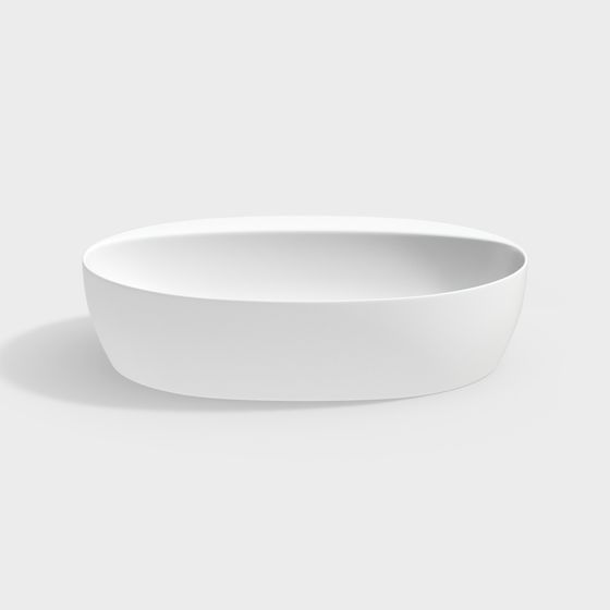 Elegant Minimalist Bowl 3D model