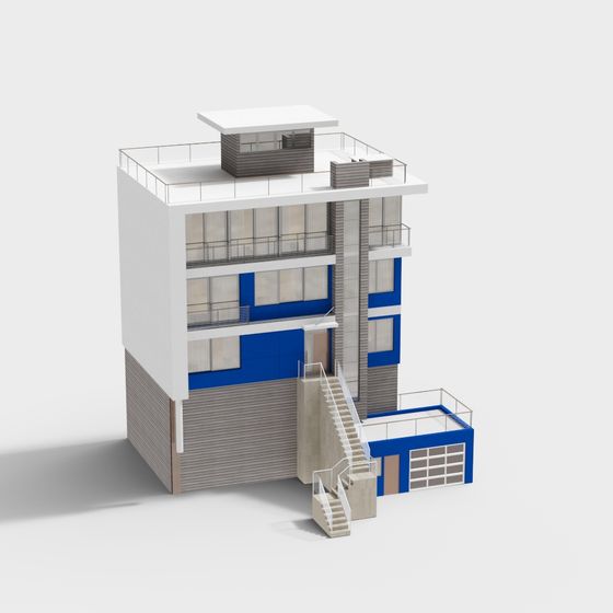 モダンな郊外ヴィラ