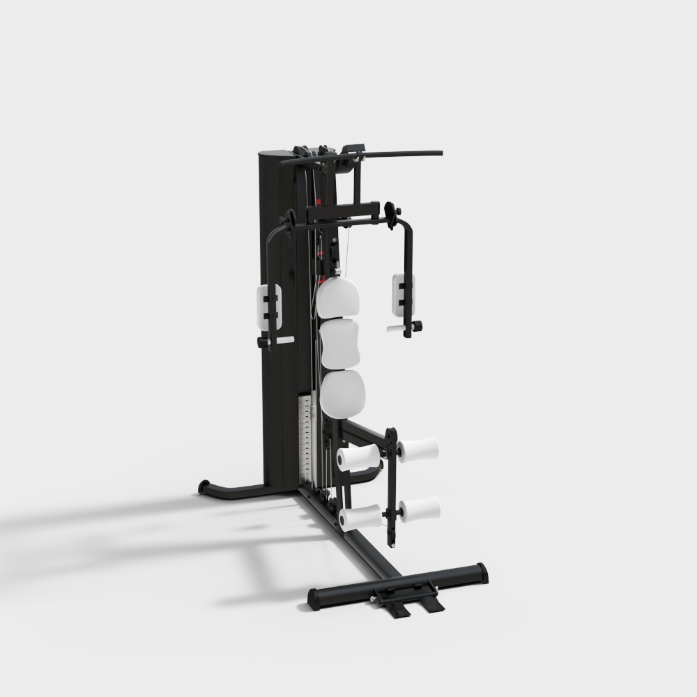 Strength Training Machine 3D Model – Modern Gym Equipment