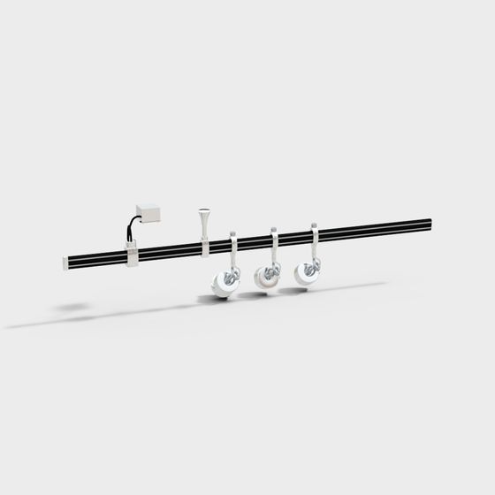 City Skyline Streetlight 3D model