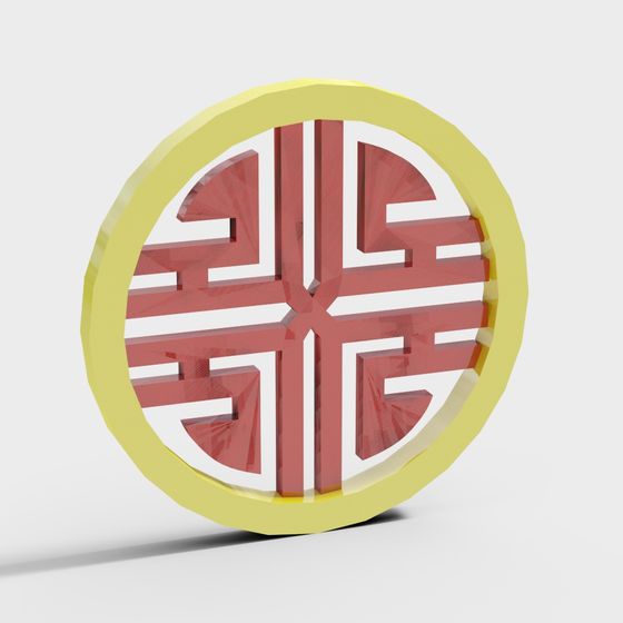 Fortune Coin 3D Model