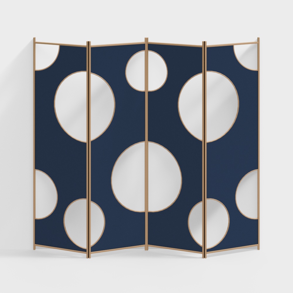 Modern living room screen partition