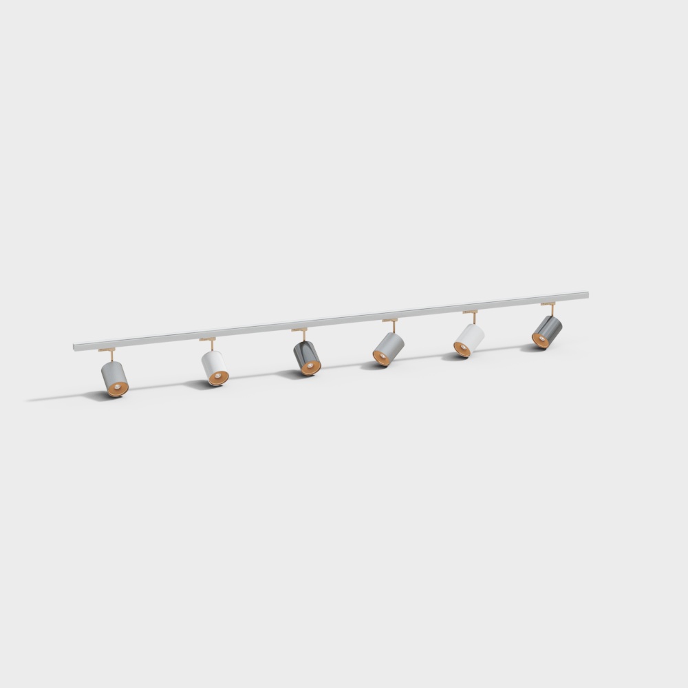 Modern Track Light 3D model