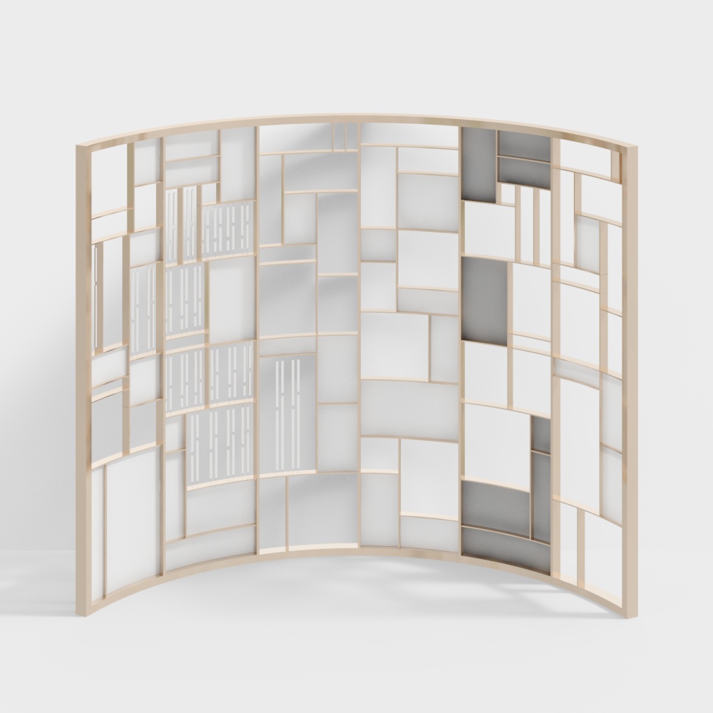 모던 거실 스크린 파티션