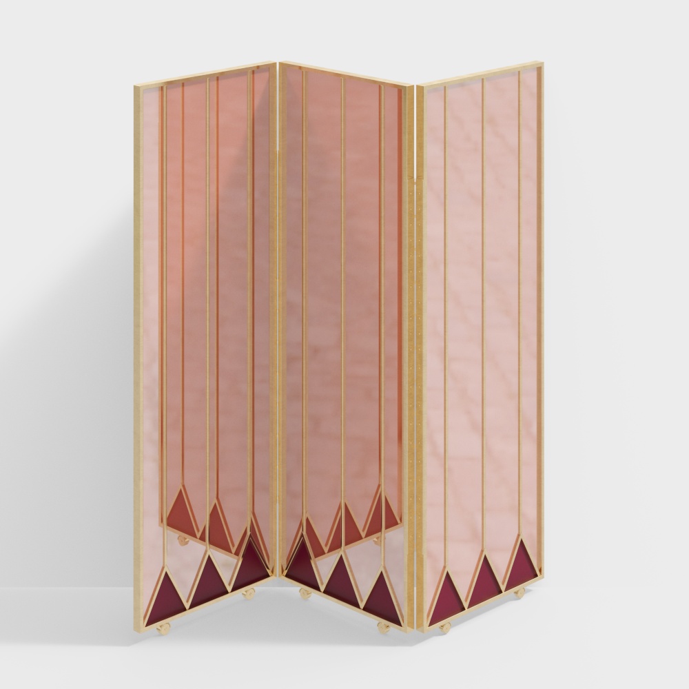 Modern living room screen partition