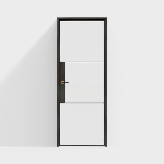 Minimalist Door 3D model for Contemporary Spaces