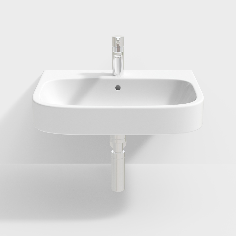 Modern white hand basin