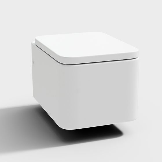 Minimalist Cube Storage Box 3D model