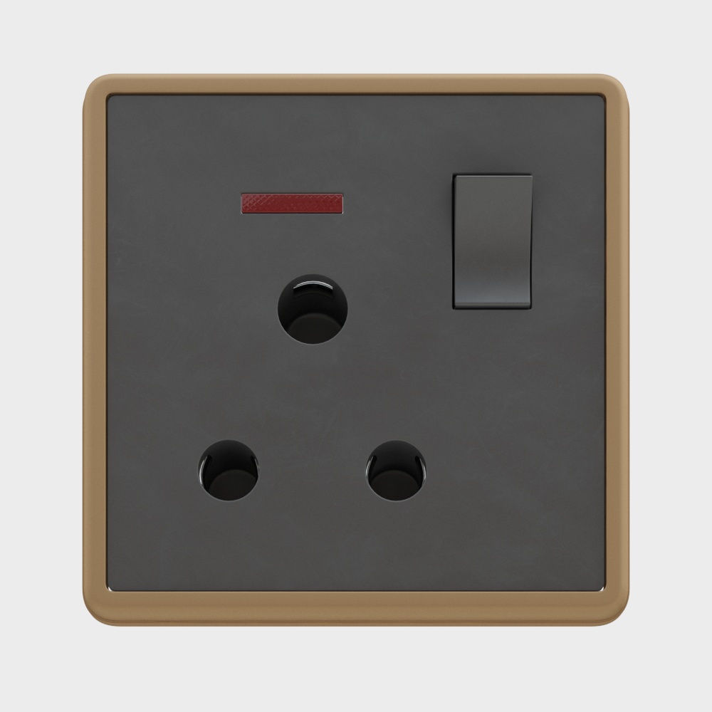 Ổ cắm điện phòng khách hiện đại