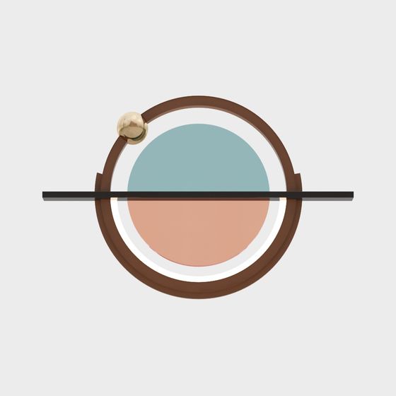 Stylish Balance Ring 3D Model for Interiors