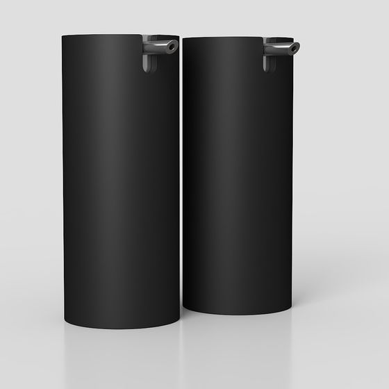 Combinaison de distributeur de savon noir moderne