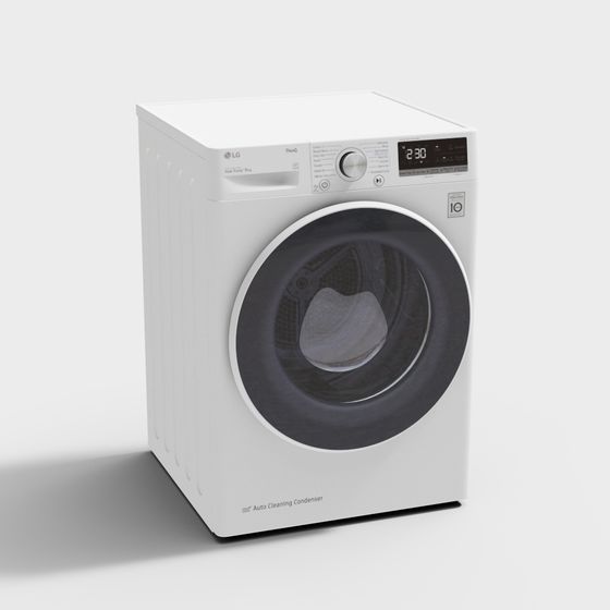 LG ThinQ Washing Machine 3D Model