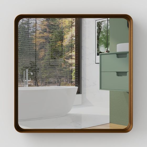 Forest Bathroom 3D model - A Modern Retreat