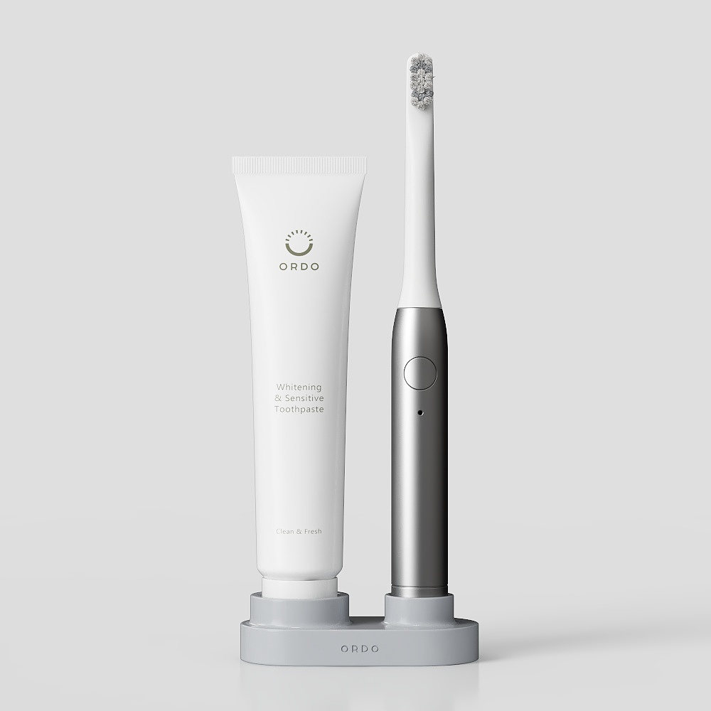 Modern electric toothbrush and toothpaste