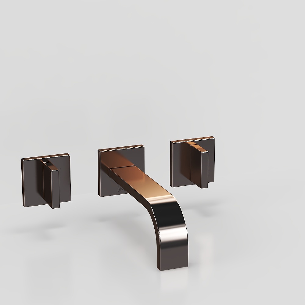 Modern wall mounted faucet