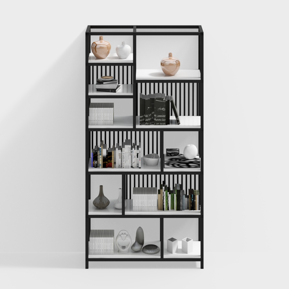 Étagère décorative en fer moderne pour chambre