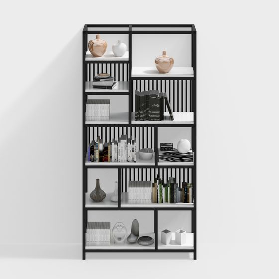 Étagère décorative en fer moderne pour chambre