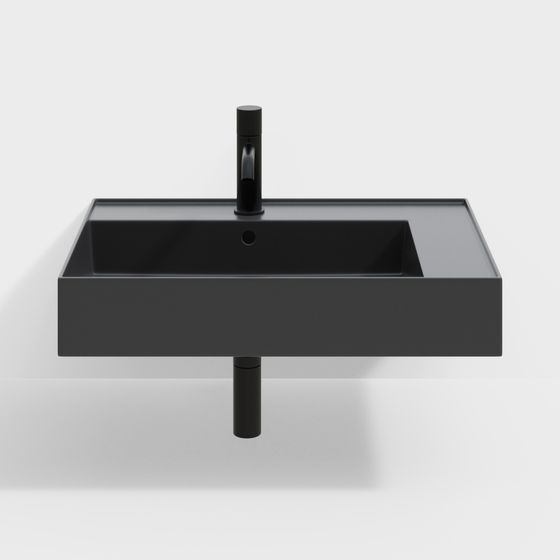 Современная серая раковина