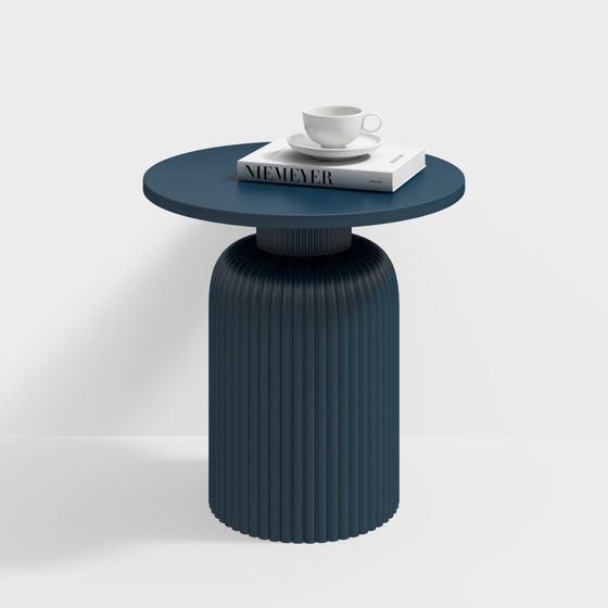 Table ronde de salon scandinave